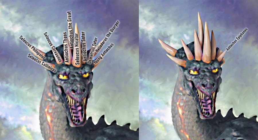 The Fourth Beast with ten horns